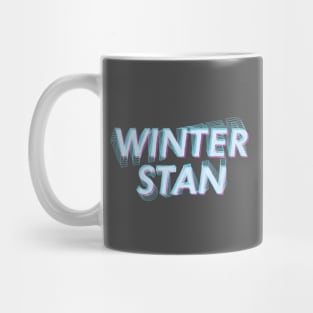 AESPA winter stan name futuristic text glitch MY | Morcaworks Mug